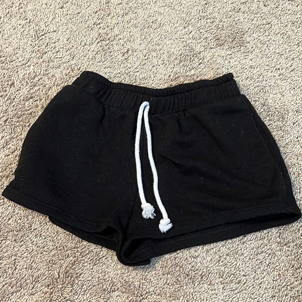 Black comfy shorts